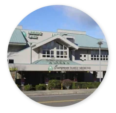 Exterior of Evergreen Family Medicine office