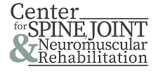 Center for Spine, Joint & Neuromuscular Rehabilitation logo in dark text with ampersand symbol