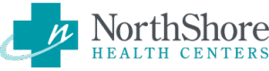 NorthShore Health Centers logo with teal cross symbol and company name in gray text