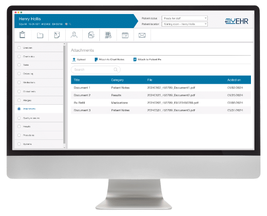 Illustration of computer monitor with Phreesia integrations screen